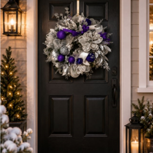 Amethyst Elegance Wreath