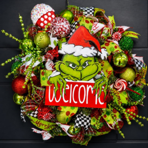 You're a Mean One Wreath